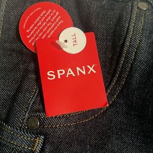 SPANX XS Tall Cuff straight leg denim